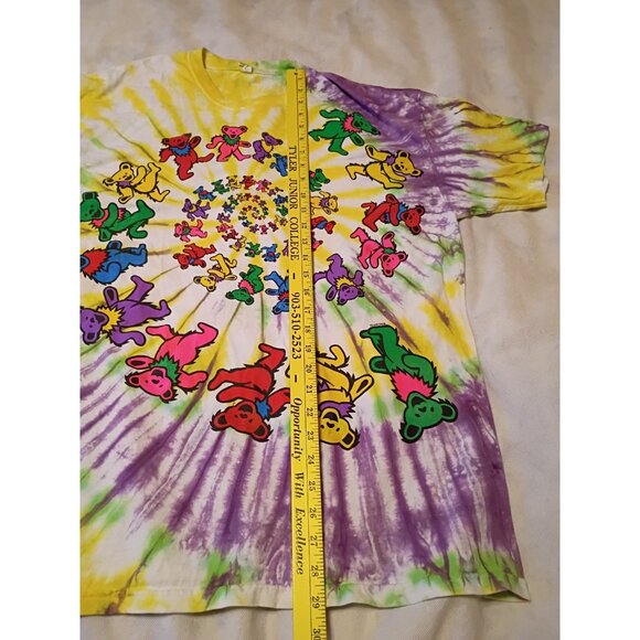 Vintage Grateful Dead Spiral Bears Tie Dye Size XL GDM - Picture 10 of 14